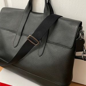 coach - all leather workbag- ***new